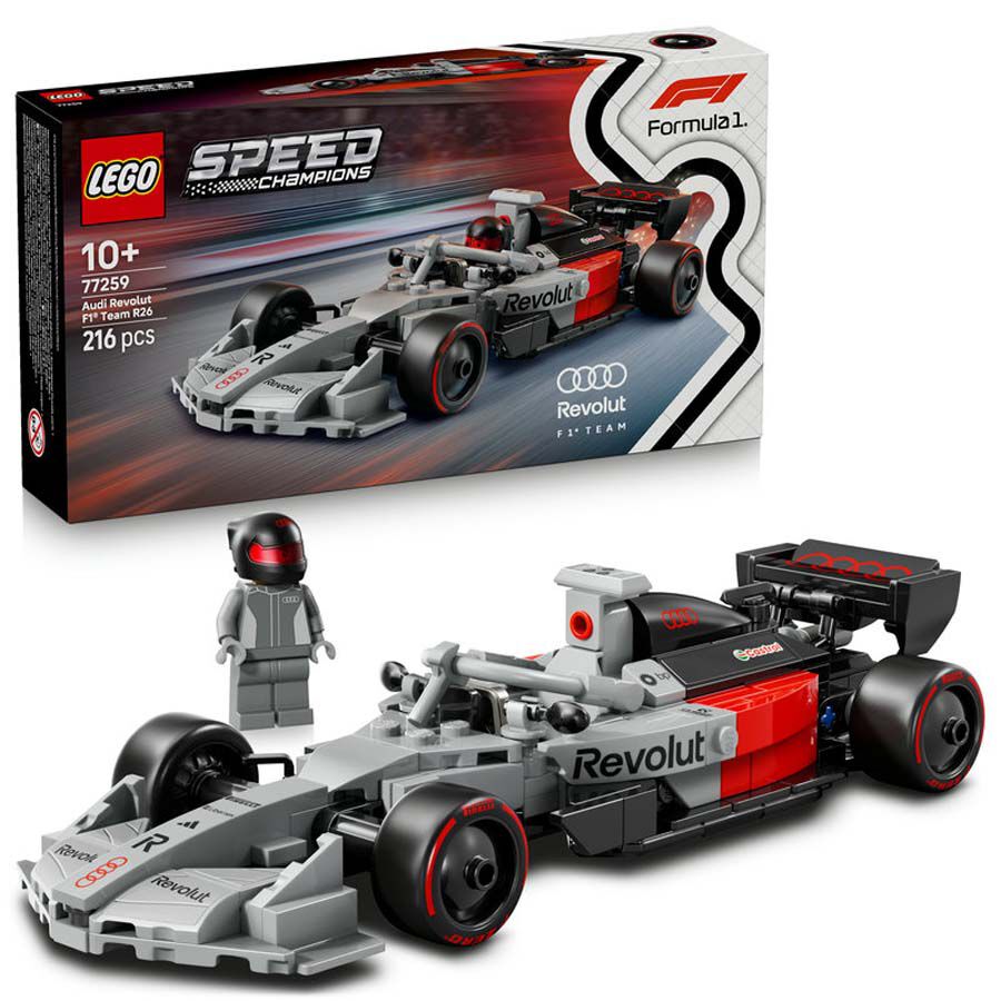 LEGO&reg; Speed Champions Cotxe de Carreres Audi Revolut F1&reg; Team R26 77259