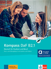 Kompass DaF B2.1 Kurs-und Übungsbuch mit Audios und Videos