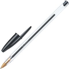 Bolígrafs Bic Cristal negre 5u