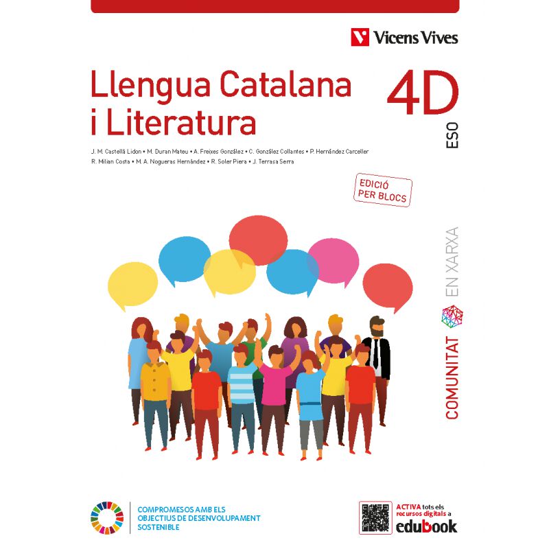 Llengua Catalana I Literatura. 4 Blocs Q. Diversitat Comunitat En Xarxa Catalunya