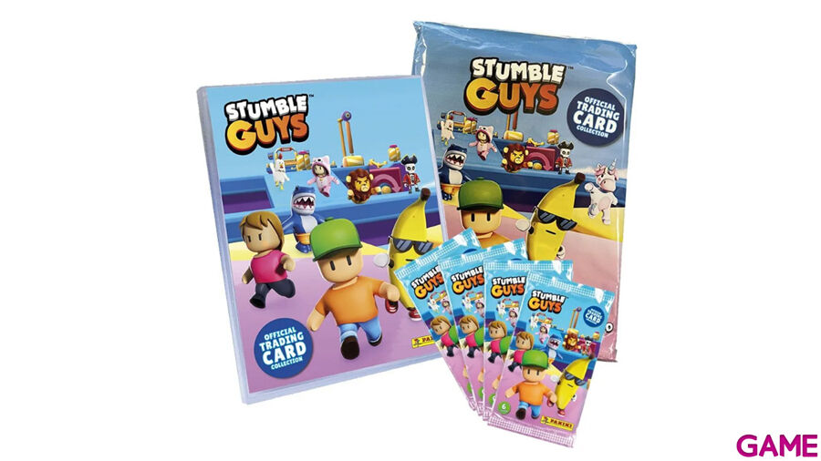 Starter Pack (&aacute;lbum + 4 sobres) Stumble Guys