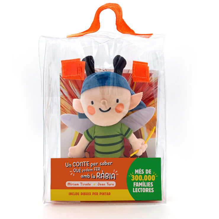 Pack Tinc un volcà: Llibre + Peluix