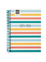 Agenda Finocam escolar Diva 1/8 sem/vista cat 2025-26 colors