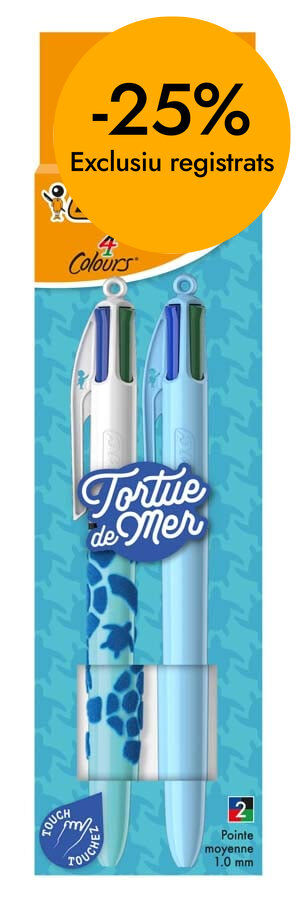 Bol&iacute;graf 4 Colors Bic Pastel + Velvet 2u