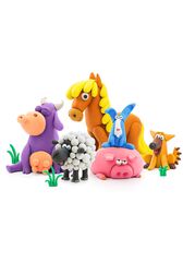 Hey Clay Animals 18 Pots