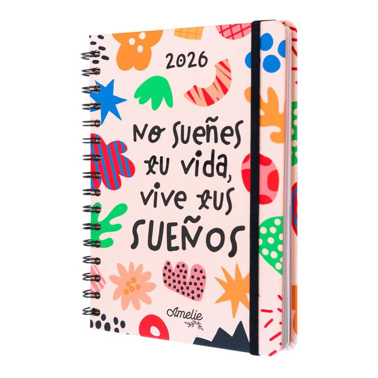 Agenda A5 sem/vista mult 2026 Amélie