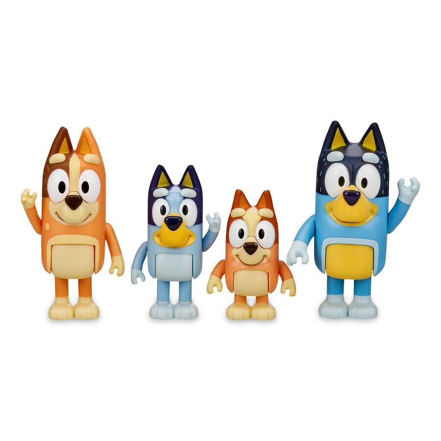 Figures Bluey Pack 4 - Assortit