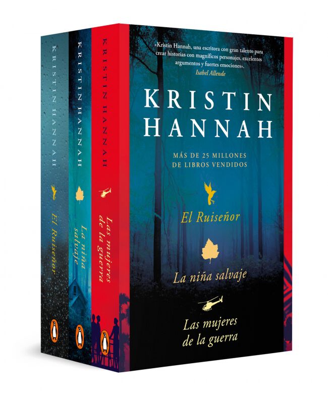 PACK Kristin Hannah (contiene: El Ruise&ntilde;or | La ni&ntilde;a salvaje | Las mujeres de la guerra)