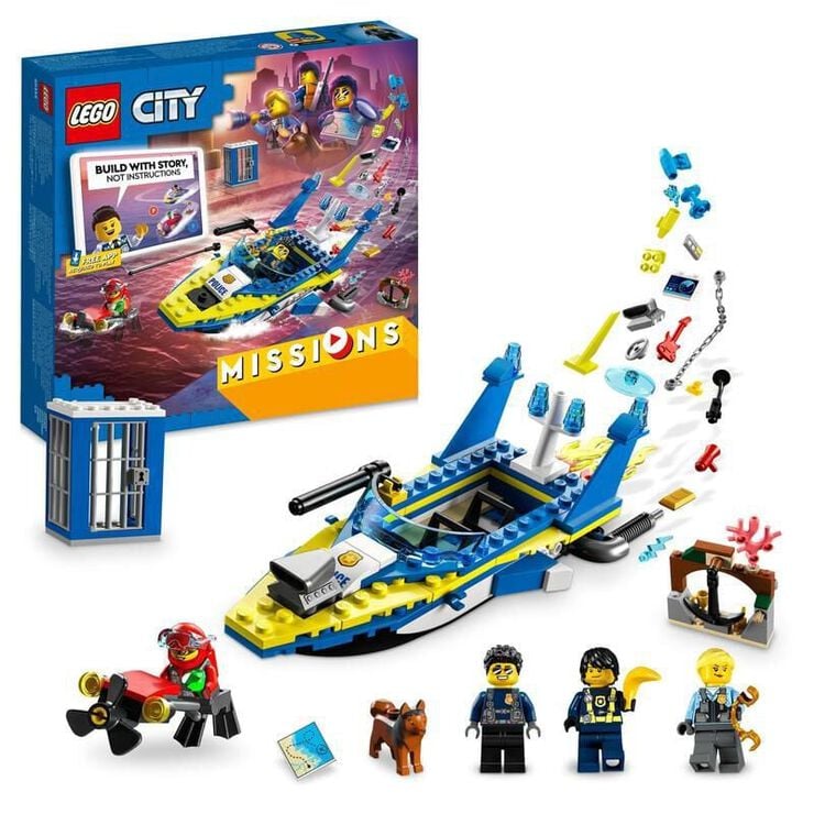LEGO&reg; City  Missions d&rsquo;Investigaci&oacute; de la Policia Aqu&agrave;tica 60355