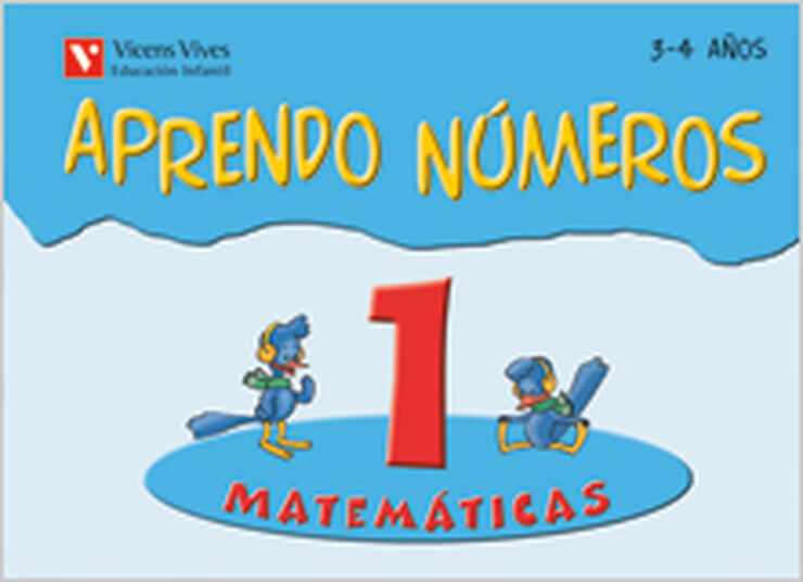 Aprendo N&uacute;meros 1 Infantil 3 A&ntilde;os