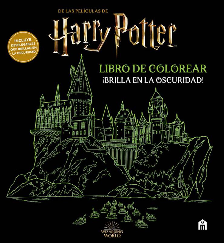 Harry Potter. Libro de colorear. ¡Brilla en la oscuridad!