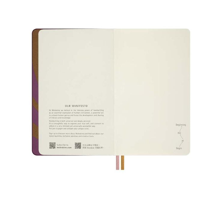 Libreta Moleskine tapa dura lisa L Alicia
