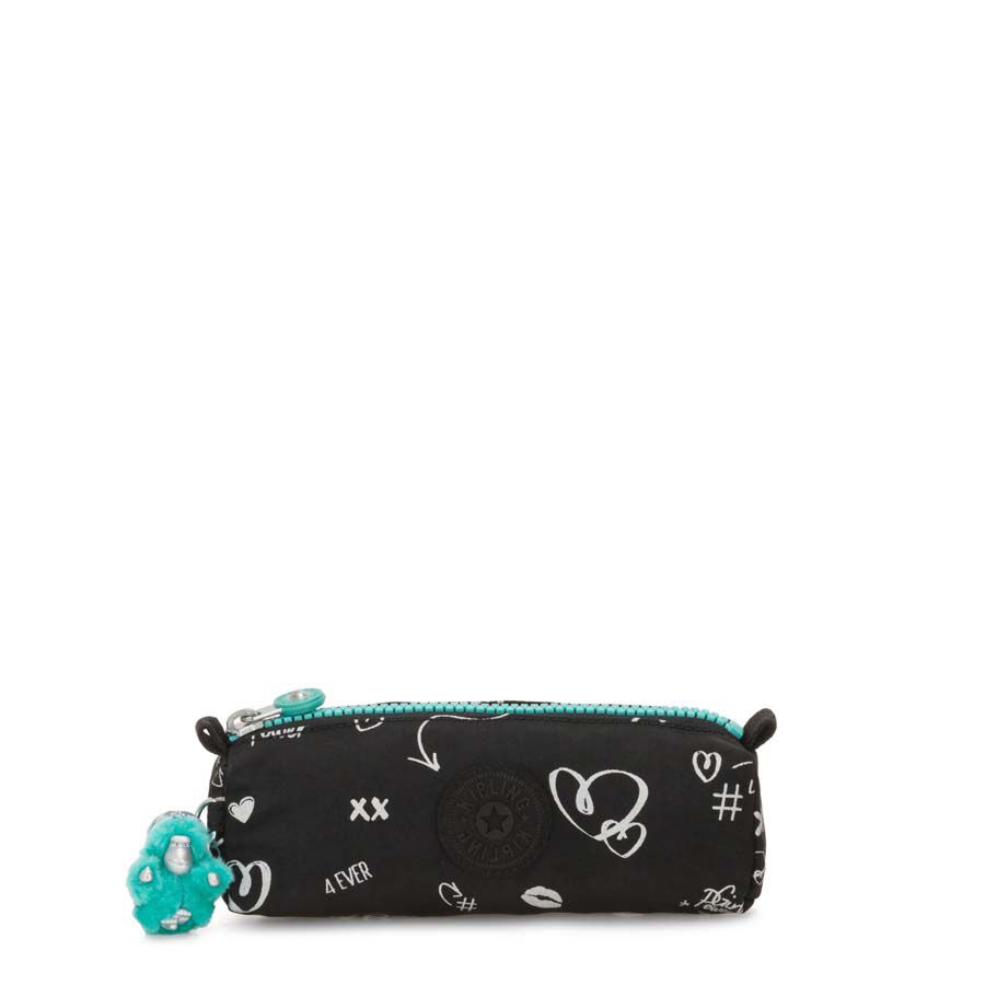 Estuche Kipling Freedom plata/verde