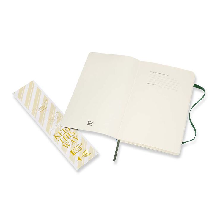 Libreta Moleskine Soft L Verde Liso