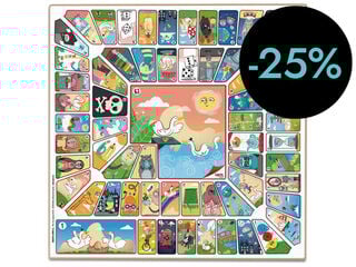 Tablero parchís-oca 4 jugadores 40x40 cm