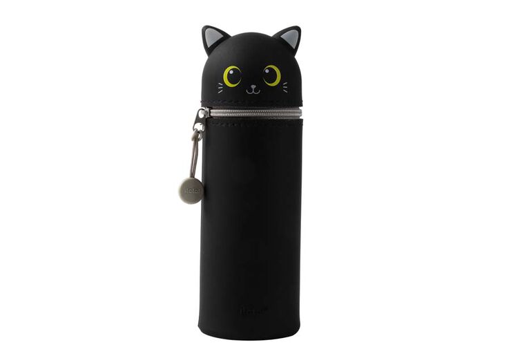 Estuche vertical silicona iTotal Cat negro