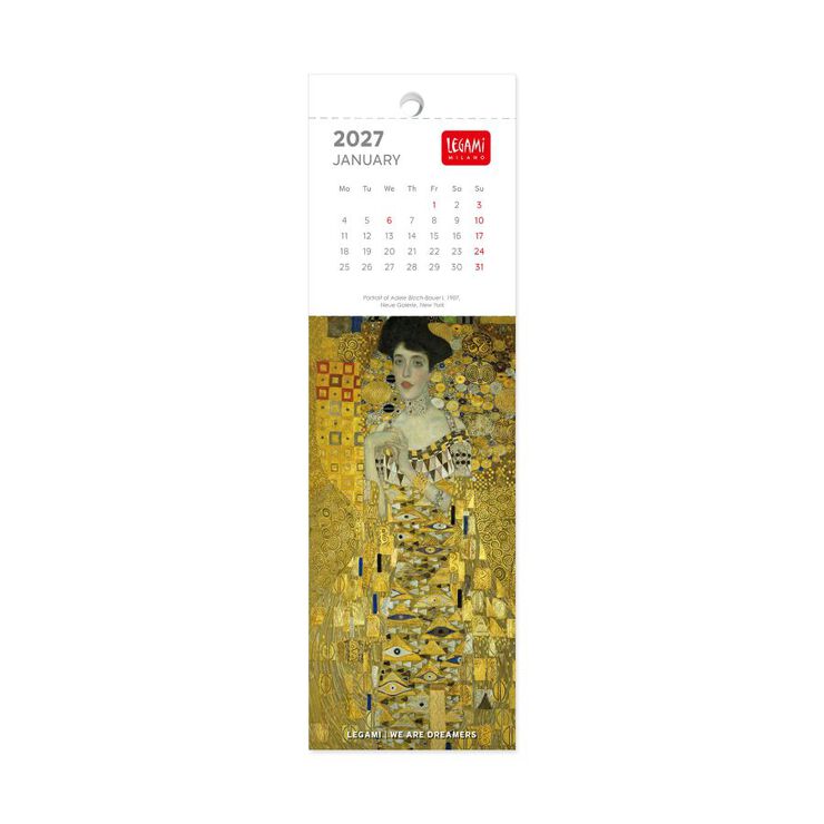 Calendario Legami Sobremesa Marca P&aacute;ginas Klimt Multiling&uuml;e 2027