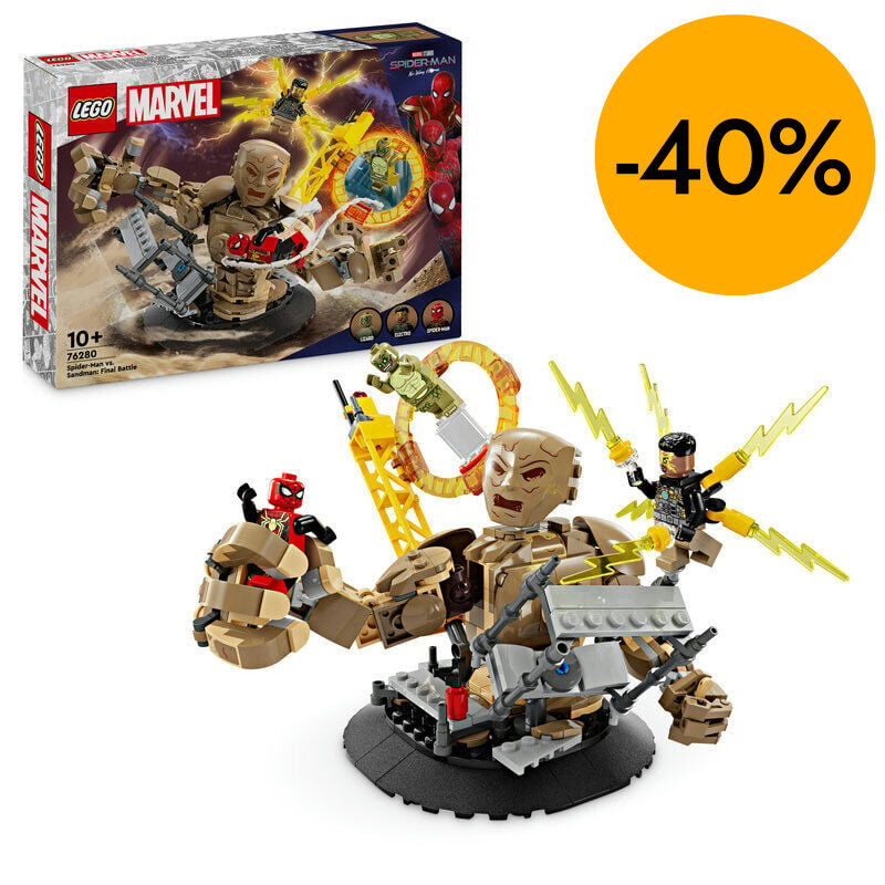 LEGO&reg; Super Heroes Spiderman vs. Sandman: Batalla Final 76280