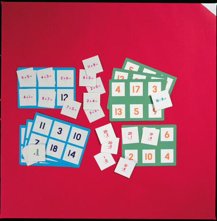 Bingo matem&aacute;tico Learn Well Trading Restos