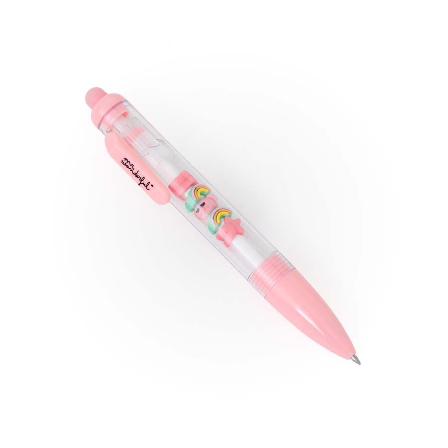 Bol&iacute;grafo Con Decoraci&oacute;n Interior Cerdito