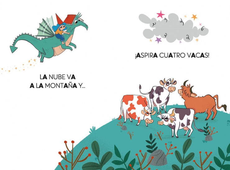 El dragón de las letras 1. Ana, el dragón y la nube aspirador