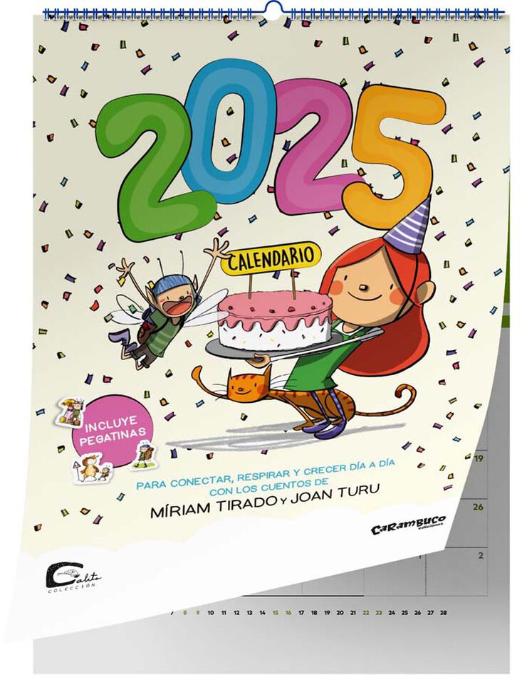 Calendario pared 2025 El Hada de los Volcanes