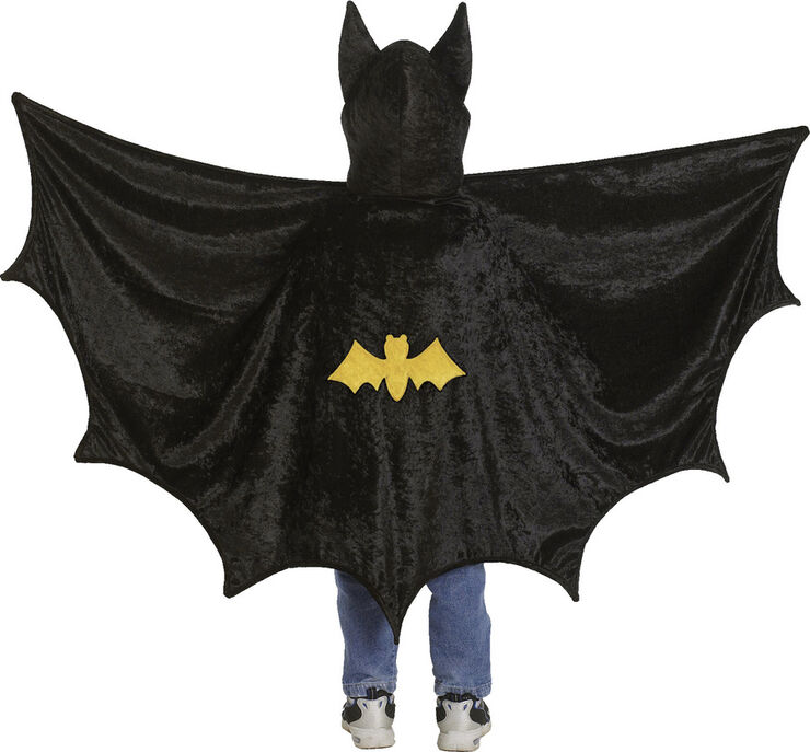 Capa Terciopelo negro Batman De 4 a 6 años