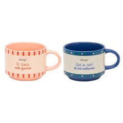 Set 2 Tazas apilables Mr.Wonderful