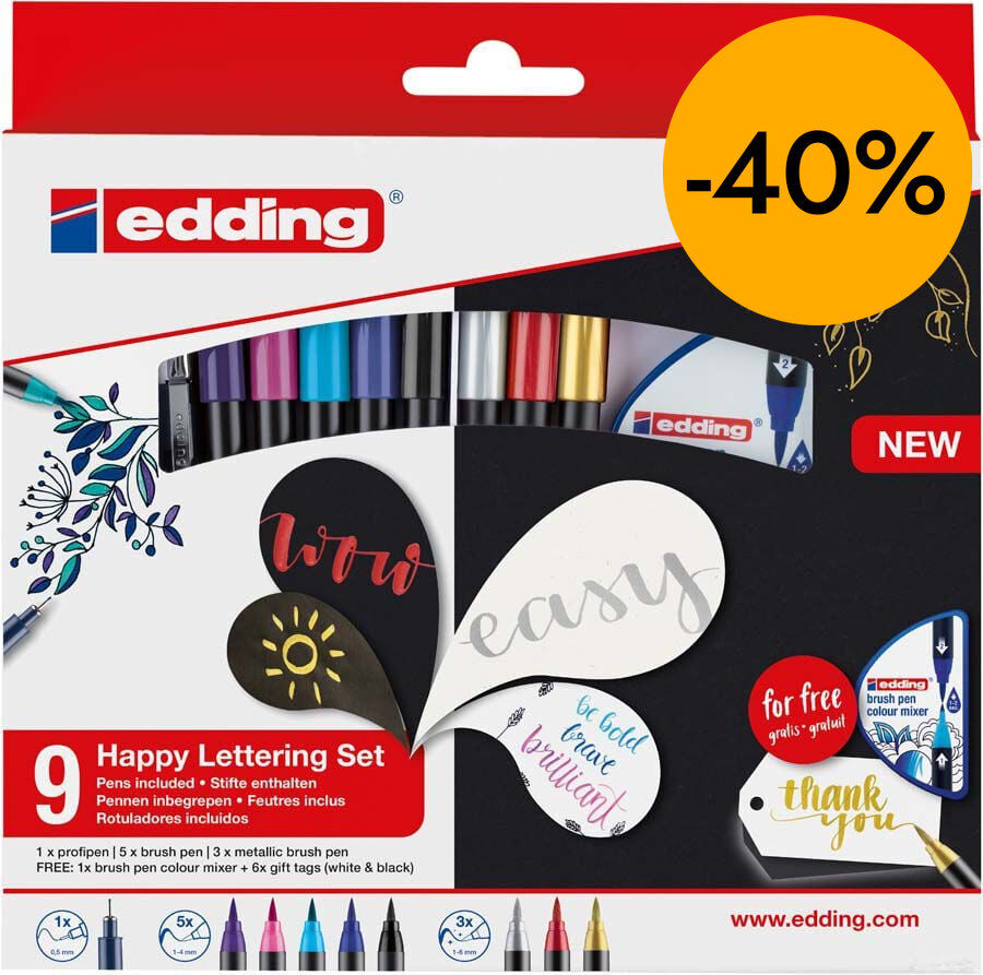 Set Happy Lettering Canson