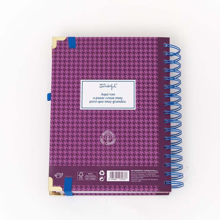 Agenda Mr.Wonderful Office dia/pàg 2026 cast La Vida es hoy