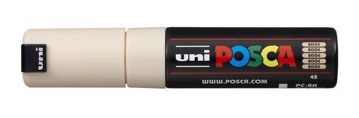 Retolador Posca PC-8K 8mm beix