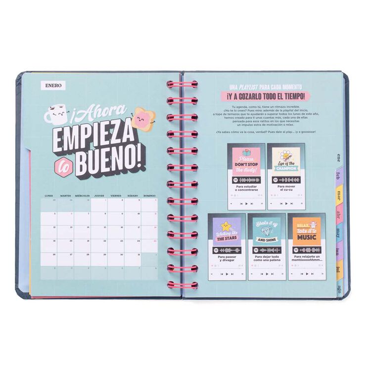 Agenda escolar Mr. Wonderful Wonder Mini sem/vista cas2025-26 Planazos, ilusiones y buenas vibraciones
