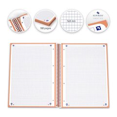 Notebook Oxford EuropeanBook 1 A4 80 fulls 5x5 prèssec