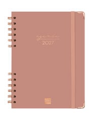 Agenda Finocam Alma Setmana Vista Horitzontal 2027 Castell&agrave; Rosa