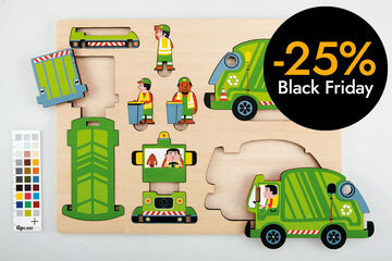 Encaix El camió d'escombraries