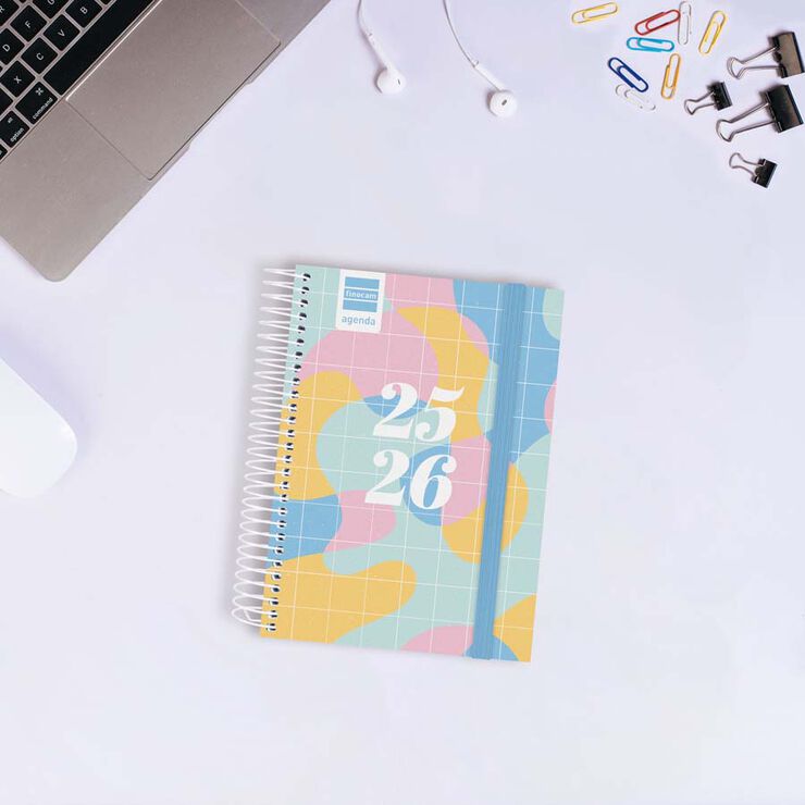 Agenda Finocam escolar Secundaria 1/8 sem/vista cat 2025-26 art
