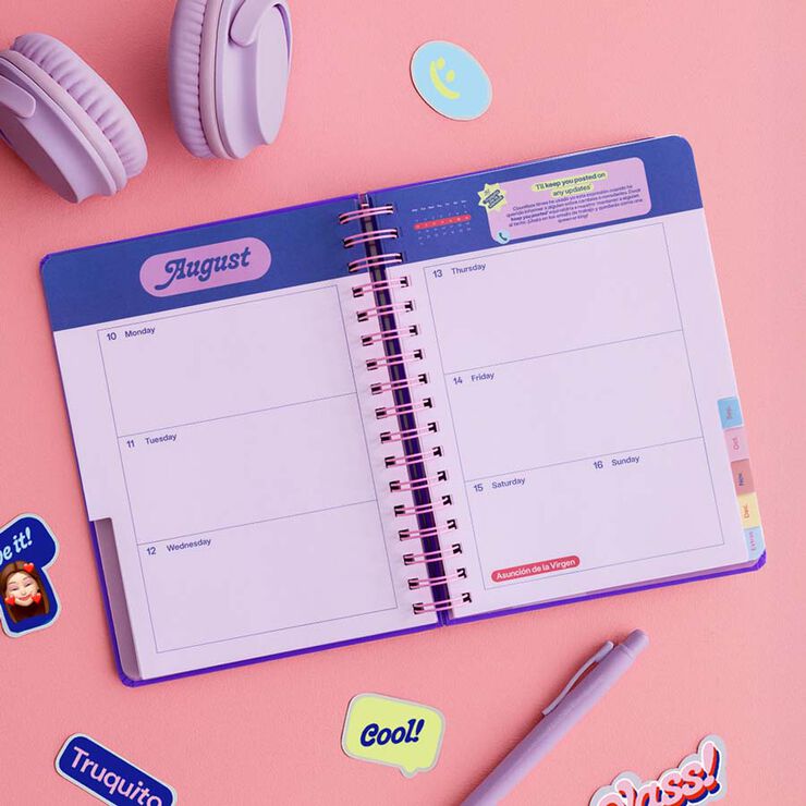 Agenda Maria Speaks English castellano sem/vista 2026