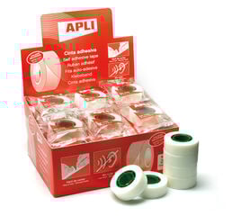 Cinta adhesiva invisible Apli 19mmx33m