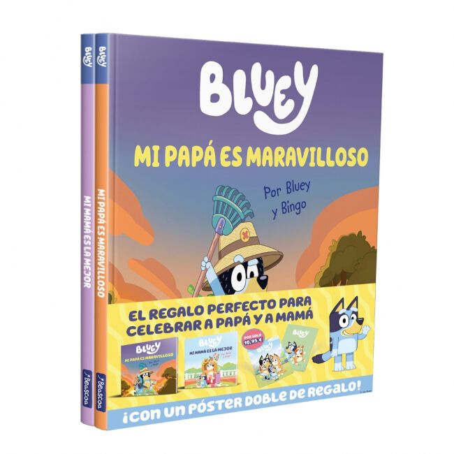 Pack Storybooks de Bluey: Pap&aacute; y Mam&aacute;