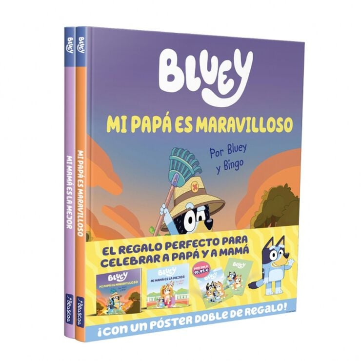 Pack Storybooks de Bluey: Pap&aacute; y Mam&aacute;