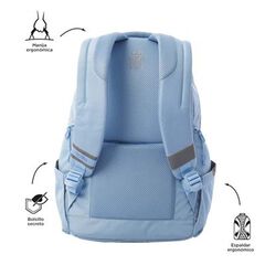 Motxilla Totto PC Eufrates blau clar