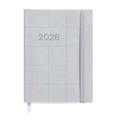 Agenda Miquelrius Journal 12x16 sem/vista mult 2026 Quad. silver