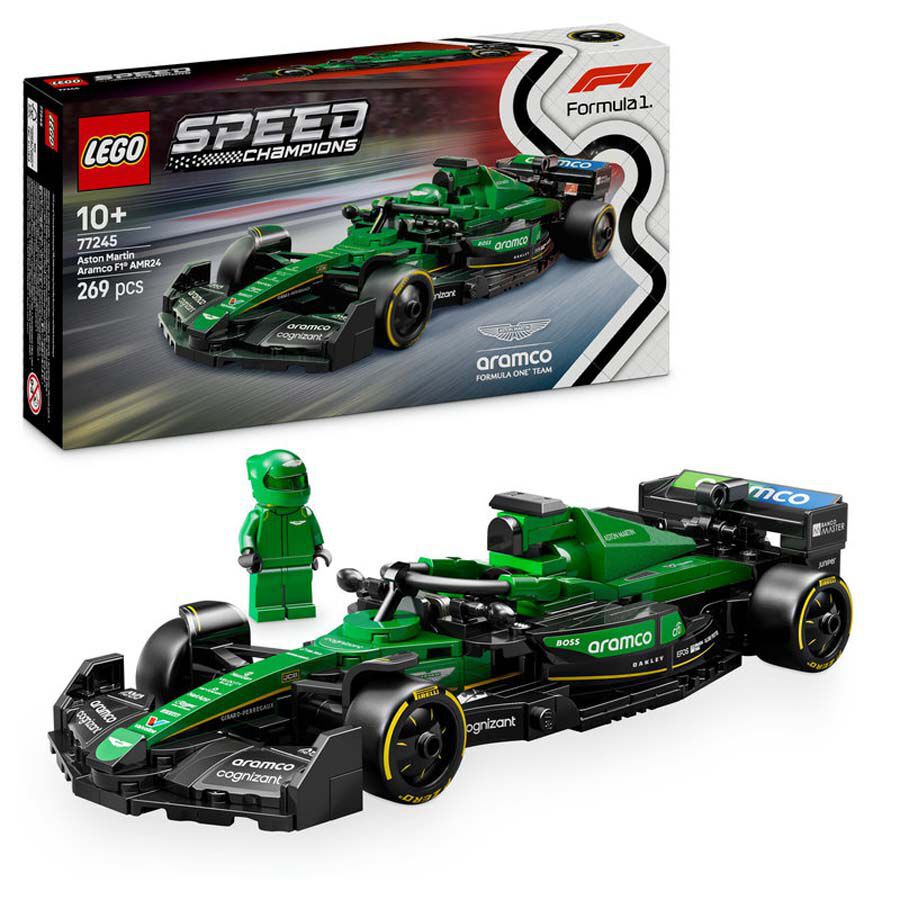 LEGO&reg; Speed Champions Cotxe de Carreres Aston Martin Aramco F1&reg; AMR24 77245