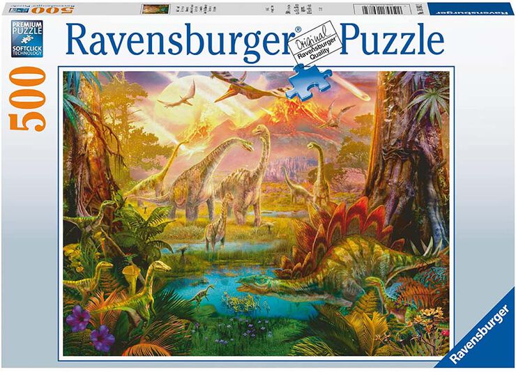 Puzle 500 peces Terra de diNosaures