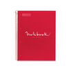 Cuaderno Miquelrius Emotions A4 Tapa Dura 80 hojas 90gr Rojo