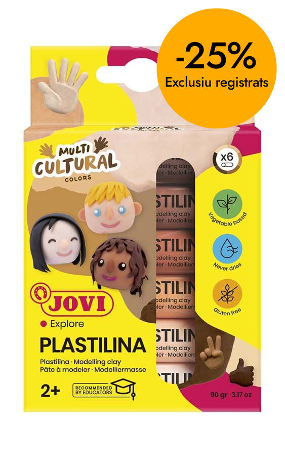 Plastilina Jovi Multicultural 6u