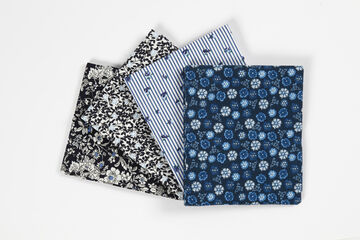 Tela Patchwork Creative 45x55 cm blau fosc Tela Patchwork Creative 45x55 cm blau fosc