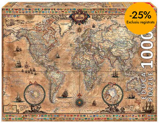 Puzle 1000 piezas Mapamundi