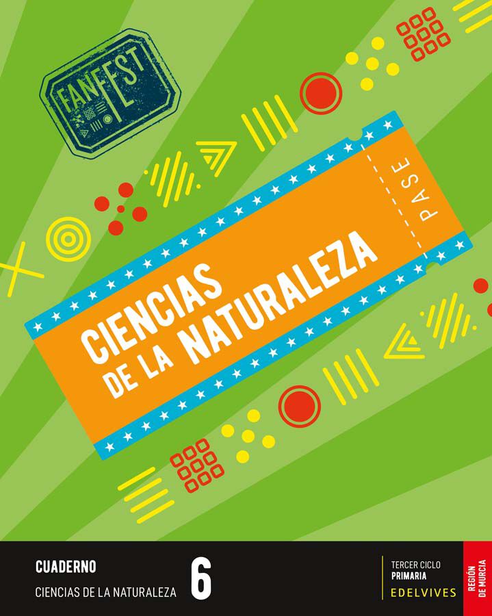 Ciencias De La Naturaleza 6.&ordm;primaria. Cuaderno. Murcia