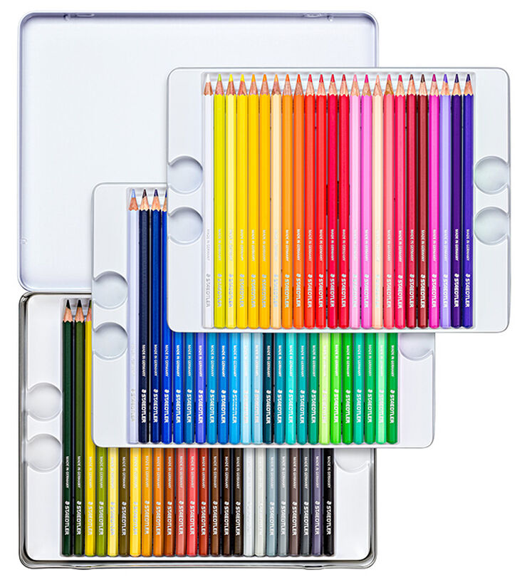 Lápices Staedtler estuche metal 72 colores